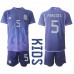 Cheap Argentina Leandro Paredes #5 Away Football Kit Children World Cup 2022 Short Sleeve (+ pants)